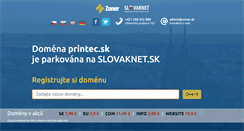 Desktop Screenshot of printec.sk